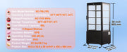 Load image into Gallery viewer, Amocart Refrigerated Display Case Countertop Pastry Display Case LED Lighting TURBO Cooling Frost Free Air Cooling