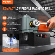 Load image into Gallery viewer, Amocart Magnetic Drill Press 1300W Low Profile Mag Drill Light Weight Portable Mag Drilling Machine with Cooling Device