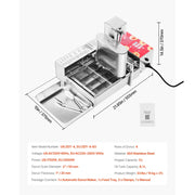 Load image into Gallery viewer, Amocart Commercial Automatic Donuts Machine 4 Rows Donuts Making Equipment 240 pcs/hour Doughnut Maker with Intelligent Control