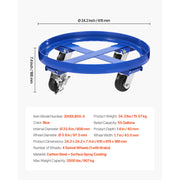Bild in Galerie-Viewer laden, Amocart 2000lbs Drum Dolly 55Gal Barrel Mobile Base with Cross Braces & 4 Swivel Wheels Hand Truck for Warehouse Drum Handling