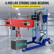Load image into Gallery viewer, SucceBuy Forklift Lifting Hoist Swivel Hook Mobile Crane 4400 lbs 2 Ton Lift Mobile Crane Attachments for Garage Workshop - AMOCART