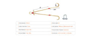 Load image into Gallery viewer, Amocart G80 V Towing Bridle Chain Towing with 15" J & Grab Hooks Transport Tow Chain Bridle for Flatbed Truck Wrecker Recovery