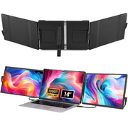 Load image into Gallery viewer, Amocart 18.5 inch 1080P IPS Extended Swivel Portable Monitor for USB-C/USB-A/Mini HDMI Port with Mac/Wins/Android/Switch/PS5