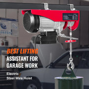 Load image into Gallery viewer, Amocart 1320-2200 lbs Wireless Electric Hoist with 40ft Single Cable Lifting Height Steel Wire Winch for Garage Warehouse