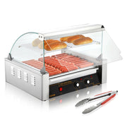 Load image into Gallery viewer, SucceBuy 5/7/11 Commercial Hot Dog Roller Electric Sausage Maker Barbecue Grill Machine for Camping Party Home Appliance 110V