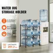 Bild in Galerie-Viewer laden, Amocart 3/4/5 Tiers Water Jug Holder Iron Water Bottle Holder Double/Single Row Easy Installation for Kitchen Office Livingroom