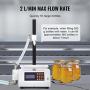 Load image into Gallery viewer, SucceBuy Automatic Liquid Filling Machine Bottle Water Filler Gear Pump Digital Control for Perfume Beverage Olive Oil 50-5000g