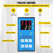 Charger l'image dans la visionneuse de galerie, Amocart Hat Cap Heat Press 5.5 x 3.5 inch Heat Transfer Stamping Sublimation Machine Digital Display Clamshell DIY Advertising