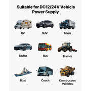 Bild in Galerie-Viewer laden, SucceBuy 8KW Diesel Heater DC 12V/24V All in One Portable Diesel Air Heater Car Heater with LCD Display Low Noise ,for Vans RVs
