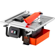 Load image into Gallery viewer, SucceBuy Wet Tile Saw 7-inch 65Mn Steel Blade 3500 RPM Induction Motor Tile Cutter Wet Saw Water Reservoir 0-45 Degrees Angle - AMOCART