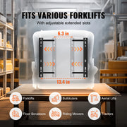 Bild in Galerie-Viewer laden, Amocart Universal Forklift Seat Fold Down Tractor Seat with Adjustable Angle Back and Micro Switch Comfortable Forklift Seat