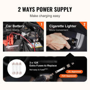 Load image into Gallery viewer, Amocart Electric Car Jack 3 Ton/6600lbs 12V Electric Scissor Jack Portable Car Jack for SUV Truck Sedan Tire Change Replacement