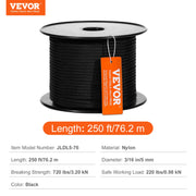Load image into Gallery viewer, SucceBuy 3/16 in 250/1000ft Nylon Cord 32-Strand Design Multi-Purpose Rope for Outdoor Adventures Tree Work Emergency Situation