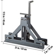Bild in Galerie-Viewer laden, Amocart Manual Tube Roller Bender 1-1/2in For Mild Steel Cooper Adjustable Manual Square Rectangular Tube Bending Rolling Tool