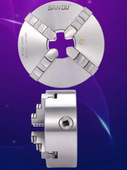 Load image into Gallery viewer, 80/100/125mm Precision 4-Jaw Self-Centering Lathe Chuck - Iron & Steel Wide Clamping Range Automatic Centering for Machine Tools
