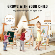 Load image into Gallery viewer, SucceBuy Standing Magnetic Drawing Board WordPad Art Easel with Painting Accessories Children Educational Toys for Kids Boy Girl