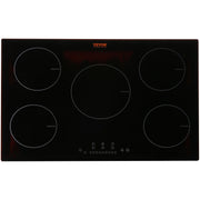 Load image into Gallery viewer, Amocart 5 Burners 30/36 Inch Electric Induction Cooktop Stove Hob Built-in Burner Cooker Sensor Touch Control Magnetic Cooker
