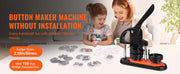 Load image into Gallery viewer, SucceBuy Button Maker 25/32/58 Pin Maker with Button Parts Ergonomic Arc Handle Punch Press Kit Button Maker Machine