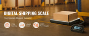 Bild in Galerie-Viewer laden, SucceBuy 440lbs Digital Shipping Scale with Timer Tare Function HD LCD Screen Portable Package Postal Scale for Home Post Office