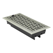 Load image into Gallery viewer, Amocart 4 x 10 Inch Floor Registers Vent Grilles HVAC Heavy-Duty Walkable Iron Floor Vents with Metal Damper for Home & Office