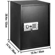 Load image into Gallery viewer, Amocart Electronic Safe Deposit Box Secret Hidden Piggy Bank Digital Access &Override Keys for Store Money Gun Jewelry Document