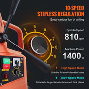 Load image into Gallery viewer, SucceBuy 1300W 1400W 2" Electric Drilling Machine Magnetic Drill Press Boring Diameter Power Drill 810 PRM Drill