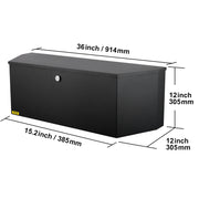 Load image into Gallery viewer, Amocart Trailer Tongue Box Aluminum Alloy Tongue Box Tool Chest Heavy Duty Trailer Box Utility Trailer Tongue Box for Pickup