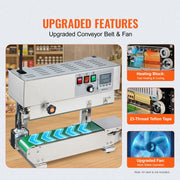 Bild in Galerie-Viewer laden, Amocart Continuous Bag Band Sealing Machine Vertical Sealer with Digital Temperature Control for 0.02-0.8 mm Plastic Bags Films
