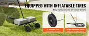 Load image into Gallery viewer, SucceBuy Tow Behind Dethatcher 40in Tow Dethatcher with 20 Spring Steel Tines Lawn Dethatcher Rake for ATV/Mower Tow Behind Lawn
