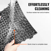 Load image into Gallery viewer, SucceBuy Interlocking Tile 12/50/55PCS 12"x12" Splicing Soft PVC Drainage Floor Tiles Non-Slip Drainage Holes for Bathroom Pool