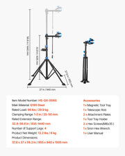 Load image into Gallery viewer, SucceBuy Bike Repair Stand 66/85/88/110lb Heavy-duty Bicycle Work Stand Foldable Bicycle Maintenance Rack for Mountain&Road Bike