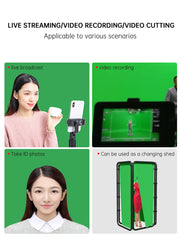 Load image into Gallery viewer, SH 240x400cm Background Stand Frame With Photography Green Screen Backdrops Photography Background For Living Video Recording