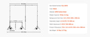 Load image into Gallery viewer, SucceBuy Backdrop Stand Adjustable Photo Backdrop Kit Heavy Duty Projector Screen Stand for Wedding Photo Video Studio Party