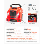 Load image into Gallery viewer, SucceBuy 60 Pcs Kids Mechanic Car Repair Set with Removable Parts & Horn Workshop Set Engine Toy for Toddler Children Gift