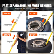 Load image into Gallery viewer, SucceBuy Tire Bead Breaker Slide Hammer Tire Slide Hammer Heavy Duty Steel Tire Changing Tool for Car Truck Trailer Tire Removal