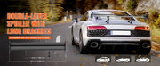 Bild in Galerie-Viewer laden, Amocart GT Wing Car Spoiler 53.1 inch Universal Spoiler with Double Deck Car Rear Spoiler Wing, Racing Spoiler BGW/JDM Drift