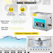 Load image into Gallery viewer, Amocart 6L Knob Ultrasonic Vinyl Record Cleaner Portable Washing Machine Ultrasound Dishwasher Contact Lenses Dental Jewelry