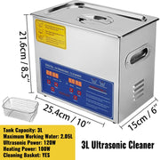 Load image into Gallery viewer, SucceBuy 1.3L 2L 3L 6L 10L 15L 22L 30L Ultrasonic Cleaner Lave-Dishes Portable Washing Machine Ultrasound Home Clean Appliances