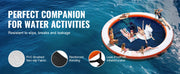 Bild in Galerie-Viewer laden, Amocart Inflatable Floating Dock 10x8FT Non-Slip Water Detachable Ladder Portable Carrying Bag Floating Platform Island Raft