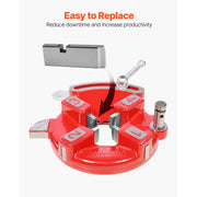 Load image into Gallery viewer, Amocart Threading Machine Dies 1 in-2 in NPT Pipe Dies(4 Packs) Right-Handed HSS Pipe Threading Dies Fit Split-Type Machines