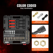 Load image into Gallery viewer, Amocart Thread Chaser Set UNC UNF Metric Thread Restorer Rethreading Tool Kit Heat Treated Steel for Mechanics DIY Enthusiast