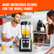 Load image into Gallery viewer, SucceBuy 2L Smoothie Blender Professional Countertop Fruit Food Processor Mixer Maker with Stainless Steel for Home Kitchen Bar - AMOCART
