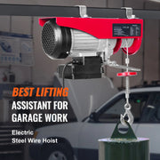 Load image into Gallery viewer, SucceBuy 400-1000kg Electric Hoist Lifting Crane Cable Hoist Winch for Boat Car Garage Elevator with Wired Remote Control Lifter