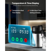 Load image into Gallery viewer, SucceBuy Water Distiller 6L 1.6 Gal Larger Pure Water Purifier Filter For Home Table Countertop Glass Pot Distilled Maker Sliver - AMOCART