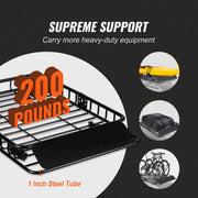 Bild in Galerie-Viewer laden, Amocart Roof Rack Cargo Basket 46"x36"x4.5" / 51"x36"x5" Rooftop Cargo Carrier Heavy-Duty 200LBS Capacity for SUV Truck Vehicle