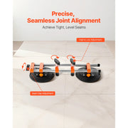Bild in Galerie-Viewer laden, SucceBuy 2PCS Manual Seamless Stone Seam Setter with 6in Vacuum Suction Cups Marble Stone Splicing Installation Tool for Tile