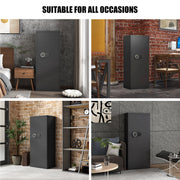 Load image into Gallery viewer, Amocart 3-8 Rifles Gun Safe with Digital Lock Gun Storage Cabinet Removable Shelf for Home Long Guns & Pistols
