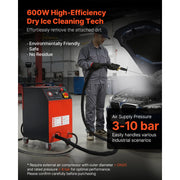 Load image into Gallery viewer, SucceBuy Dry Ice Blasting Machine 7.5/5KG Dry Ice Cleaning Machine with 4 Nozzles Adjustable Pressure & Dry Ice 110V/220V - AMOCART