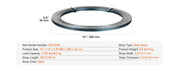 Bild in Galerie-Viewer laden, Amocart 300ft/1640ft Packaging Steel Strapping Roll Banding Pallet Strap Coil Portable Strong Banding Packing Metal Straps