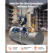 Load image into Gallery viewer, SucceBuy CG2-11Y Manual Pipe Cutting Machine 0.2"-2" Thick Pipe Beveling Machine w/ 82in Chain Portable Torch Beveling GasCutter - AMOCART